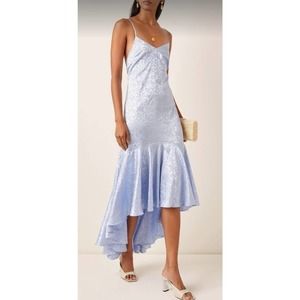 Atoir‎ Midnight Dancing Satin Midi Dress Size 8